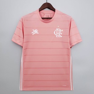 เสื้อกีฬาฟุตบอล Flamengo Jersey 21-22 สีชมพู