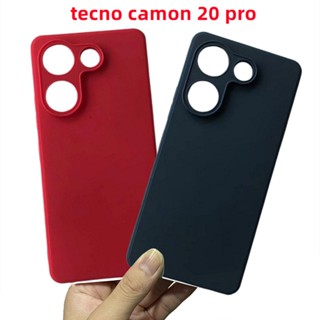 เคสโทรศัพท์มือถือ TPU แบบนิ่ม ผิวด้าน กันกระแทก สําหรับ Tecno Camon 20 Pro 5G Camon 20 premier Camon 20 Pro CK7n Camon 20 4G CK6n Camon 19 Neo Camon 19 Pro Camon 19