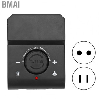 Bmai Tattoo Power Supply Cooling Hole Black Mini Tattoo Machine  90-250V Light Weight for Home