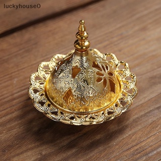 Luckyhouse0^^ กระถางธูป แบบกลวง สีทอง สําหรับบ้าน