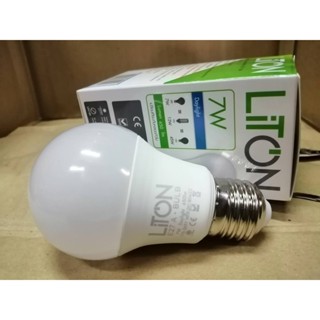 ให้ความสว่าง Liton หลอดไฟ LED หลอดไฟขั้วเกลียว LED E27 A Bulb รุ่น Globe Smart IC  ขนาด 7W แสง Day-ight