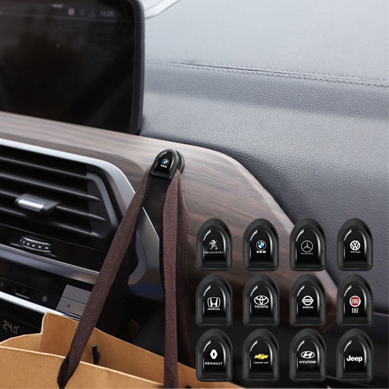 Others 29 บาท 4 ชิ้น รถ ตะขอ จัดเก็บ จัดระเบียบ สําหรับสาย USB ที่เก็บหูฟัง กุญแจ กาวในตัว ตะขอแขวนผนัง ตัวยึดในตัว คลิปสิ่งของ Automobiles