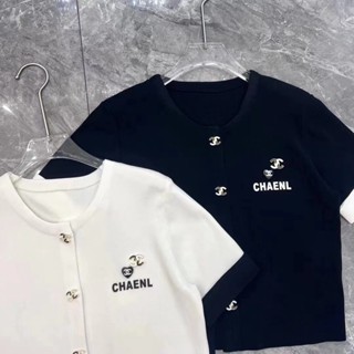 ใหม่ เสื้อยืดกันหนาว แขนสั้น ใส่สบาย สําหรับผู้หญิง 2023