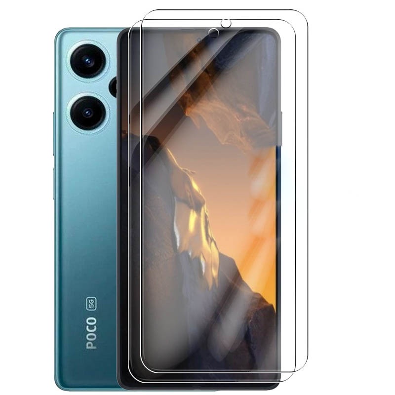 สําหรับ Xiaomi Poco F5 F4 GT F3 F1 F2 Pro 5G 9H 2.5D กระจกนิรภัยป้องกันหน้าจอป้องกันฟิล์ม