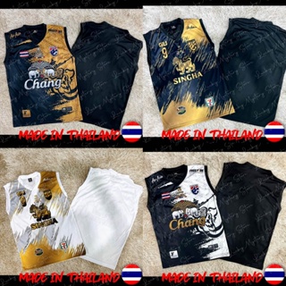 เสื้อกีฬาแขนสั้น ผ้าโพลีเอสเตอร์ ลายทีมชาติฟุตบอล jersi viral Thailand แฟชั่นสําหรับผู้ชาย และผู้หญิง