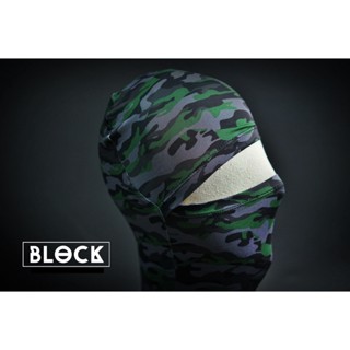 อุปกรณ์เสริมหมวกกันน็อค โม่ง Block กัน UV แบบ Open face สีใหม่ Camo Green