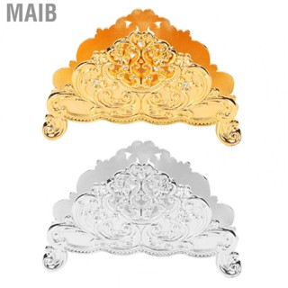 Maib napkin rings Napkin Holder European Style Metal Hollow Flower Pattern Paper Tissue Holder Freestanding Paper Napkin Dispenser