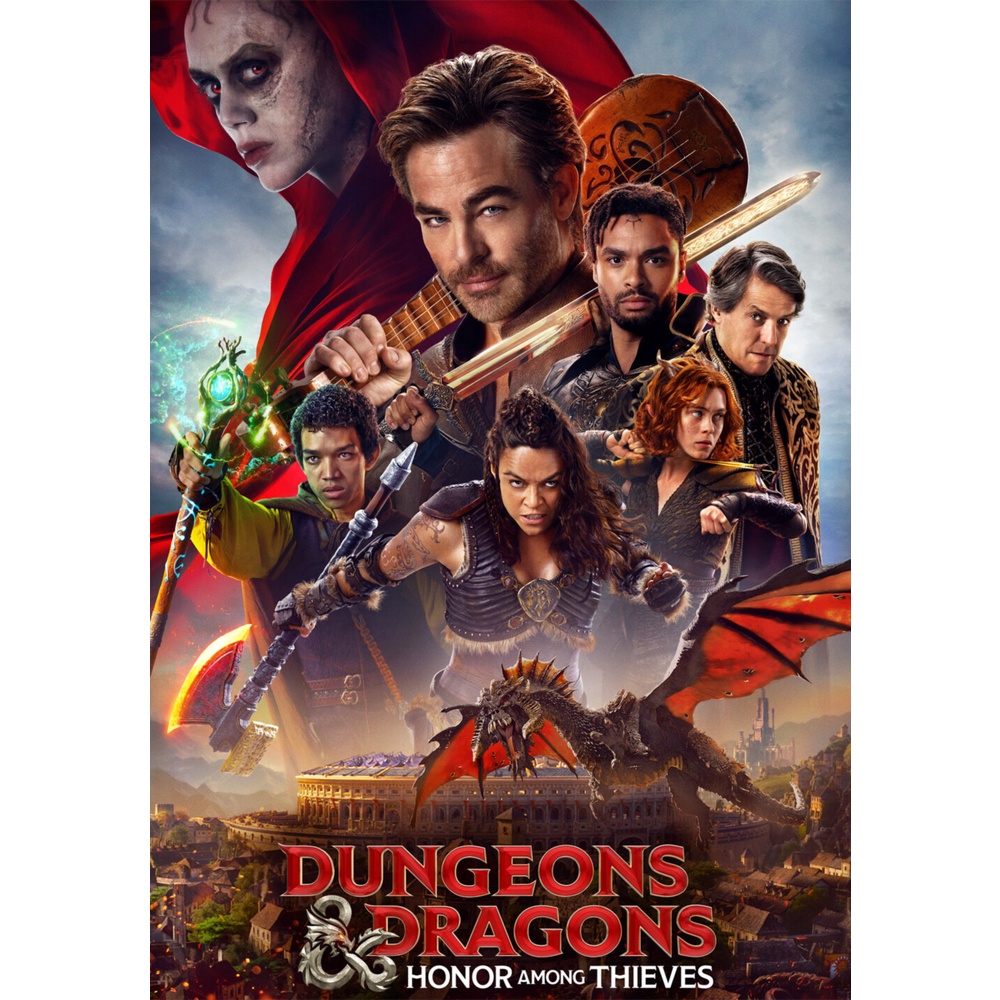 Dungeons & Dragons Honor Among Thieves ดันเจียนส์ & ดรากอนส์ เกียรติยศในหมู่โจร (2023) DVD หนังใหม่ มาสเตอร์ พากย์ไทย