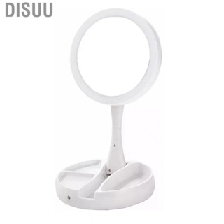 Disuu Beauty Mirror   Light 10X Magnification USB Makeup Mirror Round  for Gifts