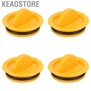 Keaostore Water Filter Cover  Valve Filter Cover Yellow Plastic Professional