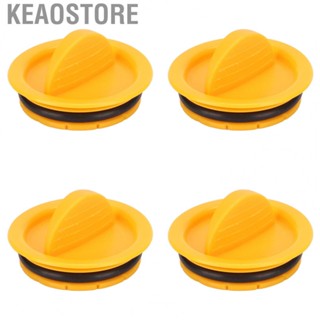 Keaostore Water Filter Cover  Valve Filter Cover Yellow Plastic Professional