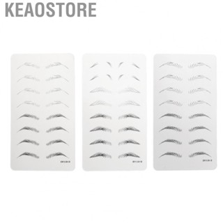 Keaostore Tattoo Supplies  Practice Skin Inkless Wide Eyebrows  Training Sheet for Beginner Tattoo Supplie