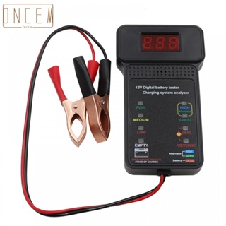 【ONCEMOREAGAIN】12V Battery Tester 100-2000CCA Car Electric Quantity Detector Diagnostic Tool