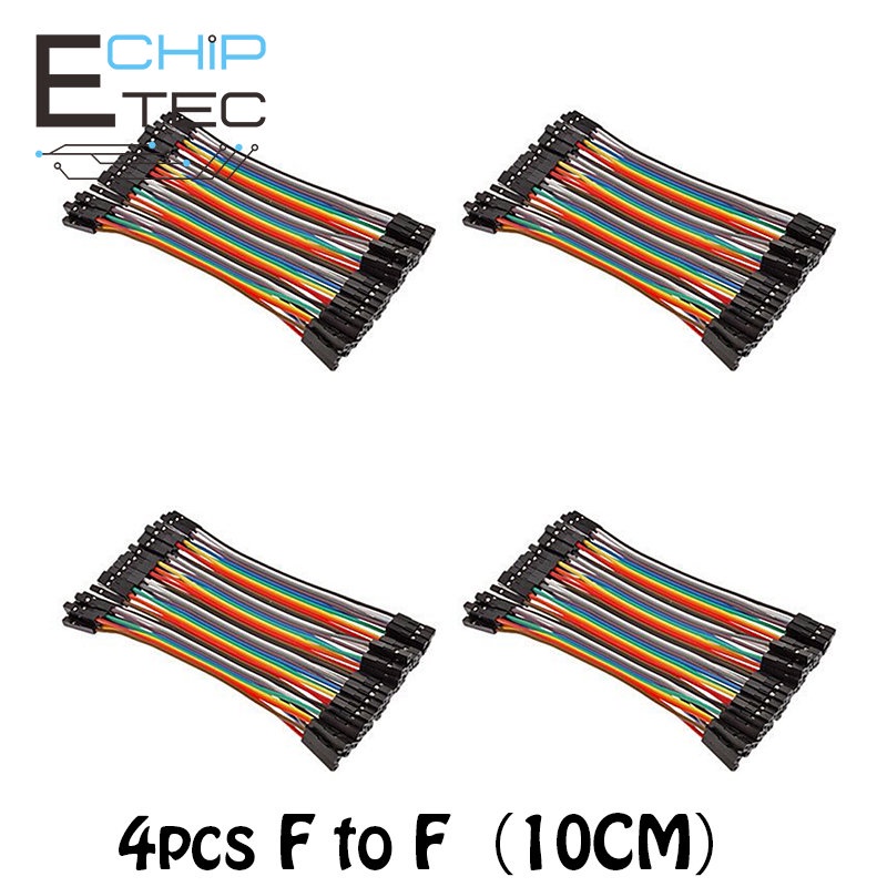 4PCS Dupont Wire 10 ซม.40Pin แม่แม่จัมเปอร์ DuPont Cable Arduino DIY