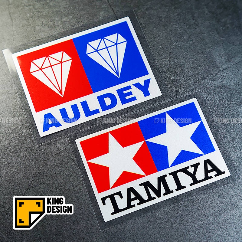 Bumper Stickers Tamiya Tamiya Double Diamond Let's & Go Reflective Sticker Double Star Internet Cele