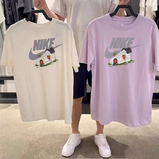 【พร้อมส่ง】เสื้อยืดคอกลม แขนสั้น ผ้าฝ้าย พิมพ์ลาย อินเทรนด์ สําหรับทุกเพศ