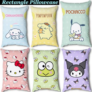 Sanrio ปลอกหมอนอิงโซฟา ทรงสี่เหลี่ยมผืนผ้า ลายการ์ตูน Hello Kitty Pochacco Kuromi Keroppi Cinnamoroll น่ารัก สําหรับตกแต่งบ้าน (ไม่มีแกน)