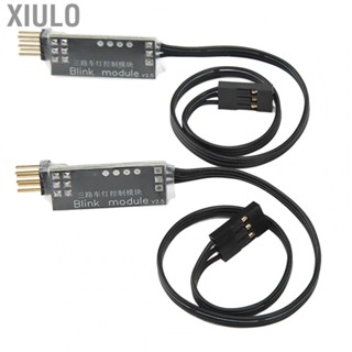 Xiulo Third Channel RC Light Control Switch  Widely Used RC Car Light Receiver Cord Switch Stable 2pcs Sensitive Adjustable Burst Flash  for Model Car