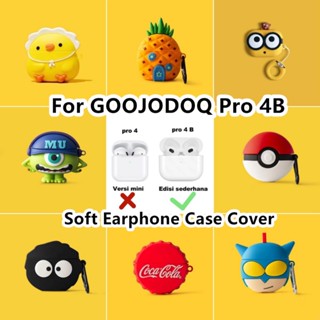 【คุณภาพสูง】เคสหูฟัง แบบนิ่ม ลายการ์ตูน สําหรับ GOOJODOQ Pro 4B GOOJODOQ Pro 4B