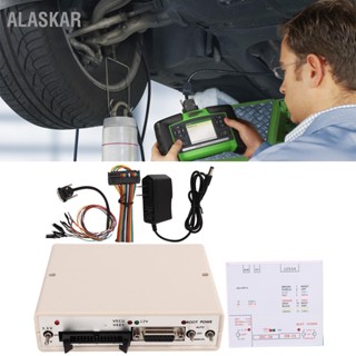 ALASKAR ECU Power Box Flash พร้อมอะแดปเตอร์เต็ม 100 ถึง 240V 3 สวิตช์ Openport US ปลั๊กสำหรับ JTAG Works