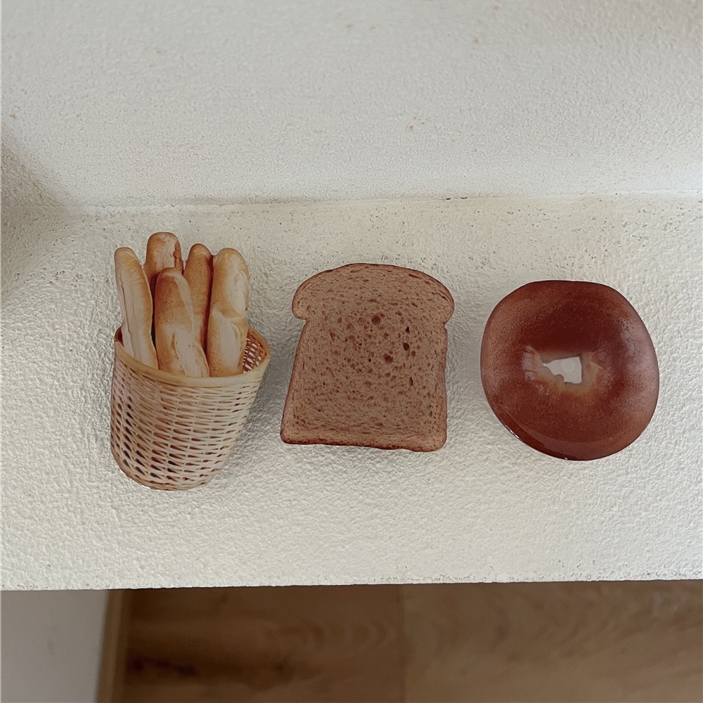 ขาตั้งโทรศัพท์มือถือ ผัก ขนมปังจําลอง แบบพับได้ ยืดหดได้ - รูปที่ 4