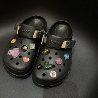 Ins cocs jibiz สติกเกอร์หัวเข็มขัด สําหรับตกแต่ง crocs