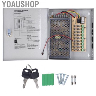 Yoaushop Power Supply Box Good Heat Dissipation CCTV Power Supply Box Wide Application for