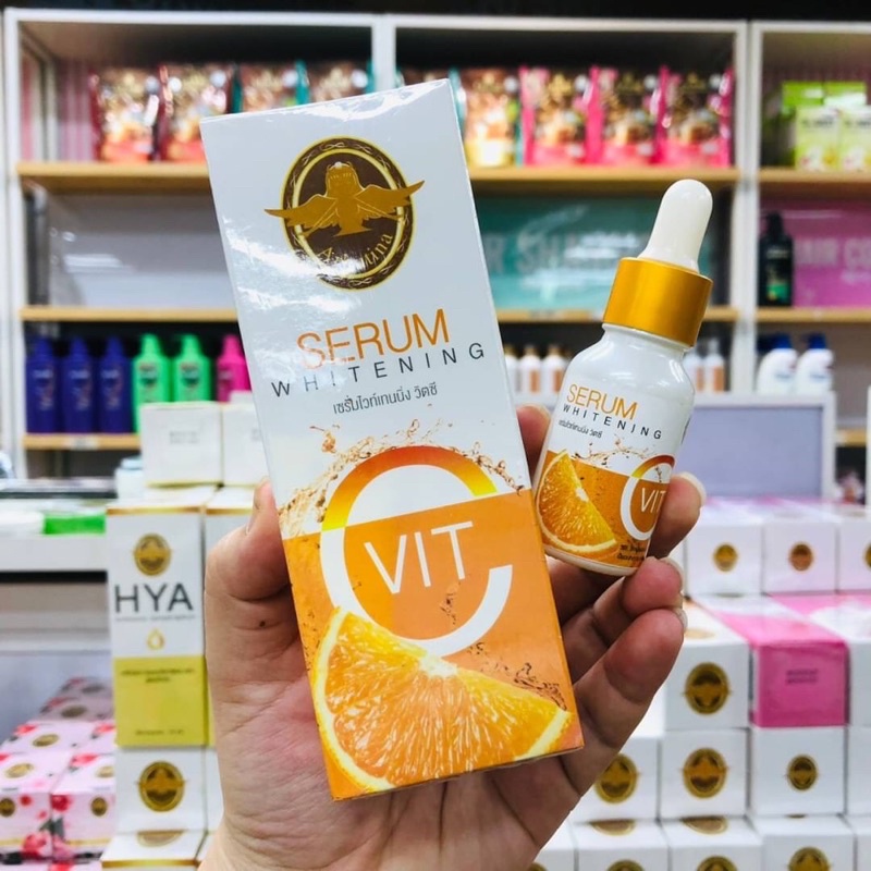 ❤️❤️ เซรั่มลดการอักเสบของสิว Arbutina Serum Whitening Vit C 15 ml. 💓