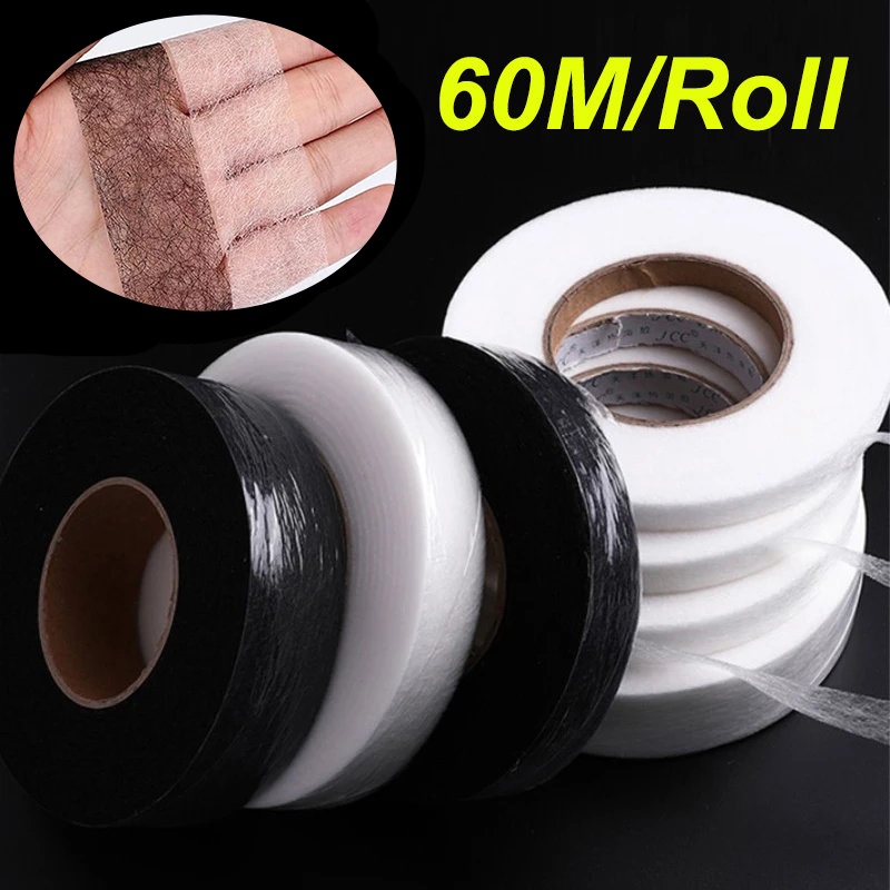 60 เมตร / ม้วน สีดํา สีขาว เทปหลอม