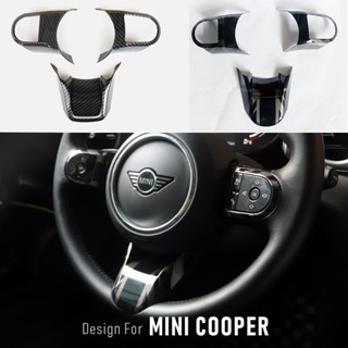 สติกเกอร์ตกแต่งภายในพวงมาลัยรถยนต์ สําหรับ MINI Cooper S JCW F60 F55 F54 F56 F57 ปี 2021-2022