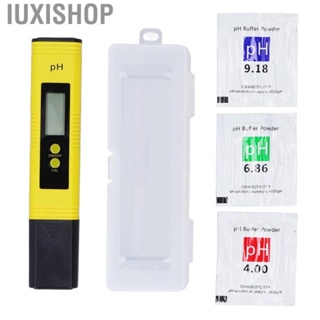 Iuxishop Water Quality Tester  Auto Backlit Sensitive 0 To 14ph Lightweight PH Tester  for Swimming Pool