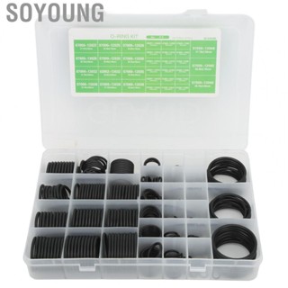 Soyoung O Ring Seal Kit  Heat Resistant AC Seal Washers Practical Portable 435pcs Rubber Various Sizes  for Faucets for Machinery