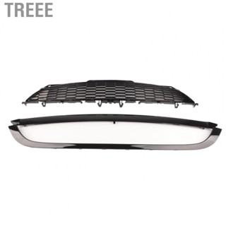 Treee Front Bumper Grille Set Direct Fit UV Resistant  Gloss Black Centre Bumper Grill for Cooper R55 R56 R57 R58 R59 Standard