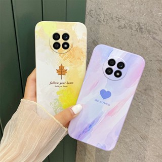 เคส Huawei Nova 8i เคสภาพวาดสีน้ํามัน เคสโทรศัพท์น่ารัก เคสป้องกันกล้อง เคสเต็มรูปแบบ เคสโทรศัพท์ ลายด้านข้าง เคสโทรศัพท์ แบบนิ่ม