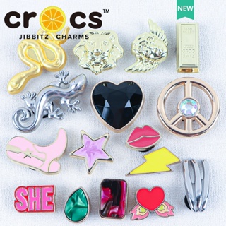 Jibbitz crocs charms เครื่องประดับโลหะ คุณภาพสูง 2023 DIY