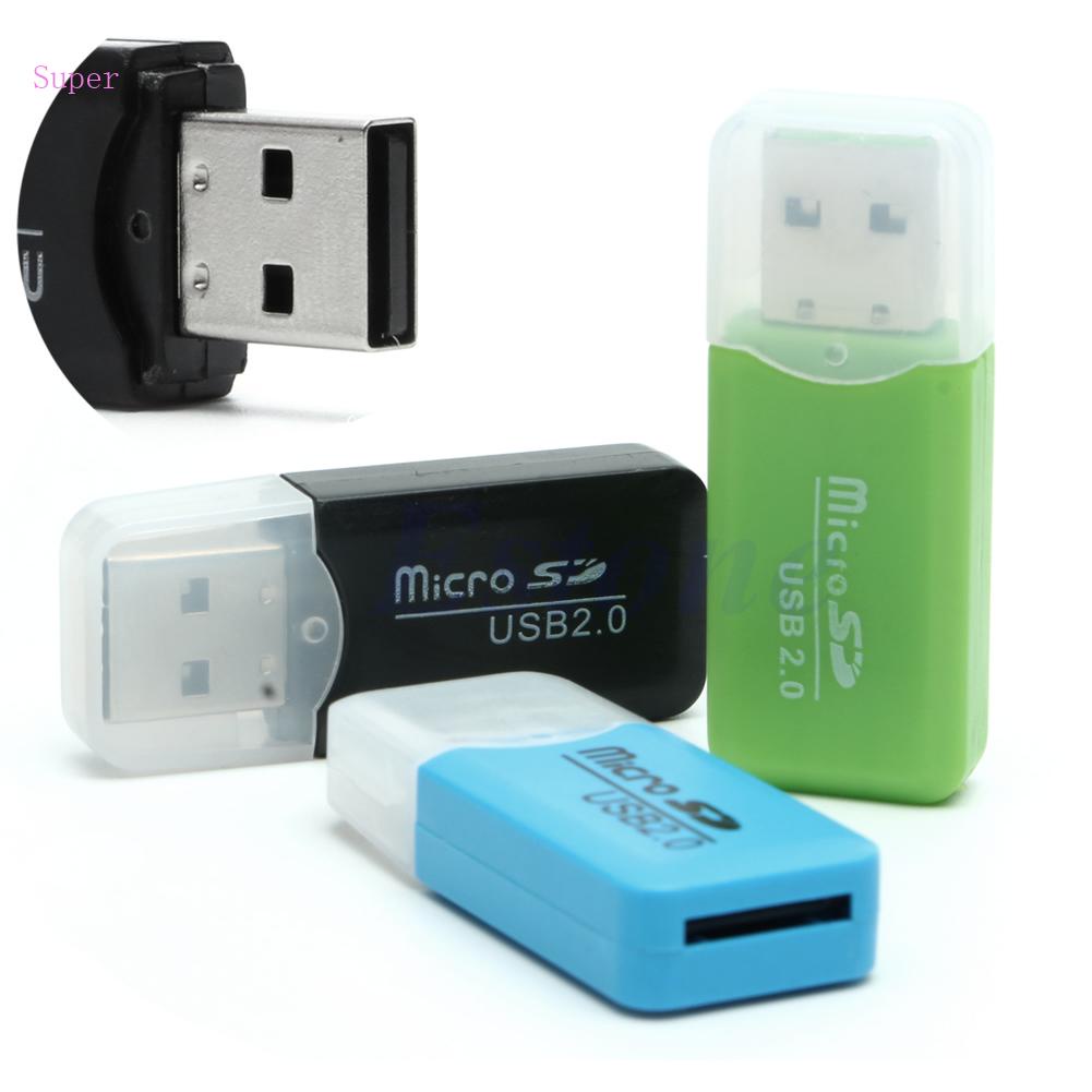 1PC USB 2.0 Speed Micro TF T-Flash Memory Card Reader Adapter Fr 16G 32G
