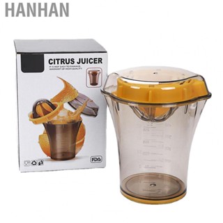 Hanhan Citrus Juicer  Grade Safe Plastic Effort Saving Operation Widely Used Hand Juicer for Citrus Fruits