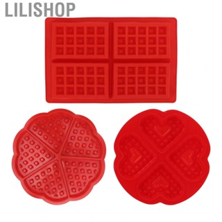 Lilishop Waffle Silicone Mold  Safe Durable Baking Mold Silicone  for Waffle for Cakes for