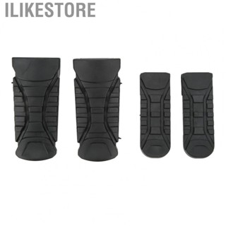 Ilikestore Motorcycle Foot Pegs Cover  Motorcycle Foot Pegs Rubber Cover Stable Grip Wear Resistant Uneven Surface 4PCS  for Motorbike