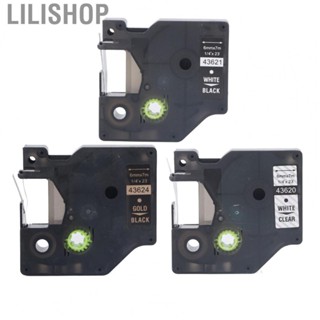 Lilishop Label Maker Tape   6mm Label Machine Tape  for LM350 LD450D