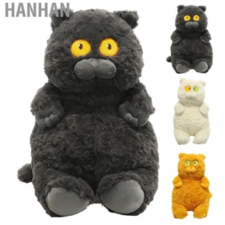 Hanhan  Toy  Lovely Decorative Fluffy Kitten Stuffed  Toy Exquisite Workmanship Staring  for Kindergarten