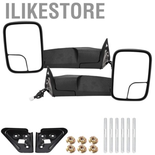 Ilikestore 2pcs/set Power Heated Towing Mirrors Fit for Dodge RAM 1500 2500 3500 1998-2001 07-13 CH1320307