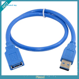 Pisand สายเคเบิลต่อขยาย USB 3.0 A ตัวผู้ เป็นตัวเมีย 0.5 1 1.8 ม.