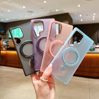 เคสป้องกันโทรศัพท์มือถือ สีชมพู สําหรับ Samsung Galaxy S23 Ultra S22 Ultra S23 S23Plus S22 S22+