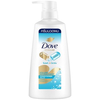 LeeMart ครีมนวดผม โดฟ Dove 410ML ครีมนวด คอนดิชันเนอร์ บำรุงเส้นผม โด๊ฟ ยอดนิยม รุ่น ขวดปั๊ม ครีมนวดโดฟ ไมเซล่า สีฟ้า...