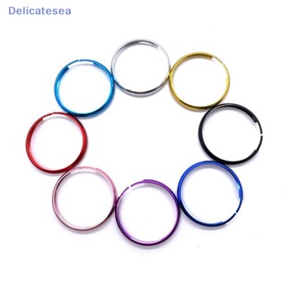 [Delicatesea] พวงกุญแจ แหวนอลูมิเนียมอัลลอยด์ สําหรับตกแต่งรถยนต์ 1 ชิ้น