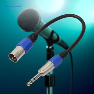 [ElectronicMall01.th] #QZO 3p XLR แจ็คตัวผู้ เป็น 1/4 6.35 มม. ตัวเมีย ปลั๊กสเตอริโอ ไมโครโฟน อะแดปเตอร์ สายเคเบิ้ล