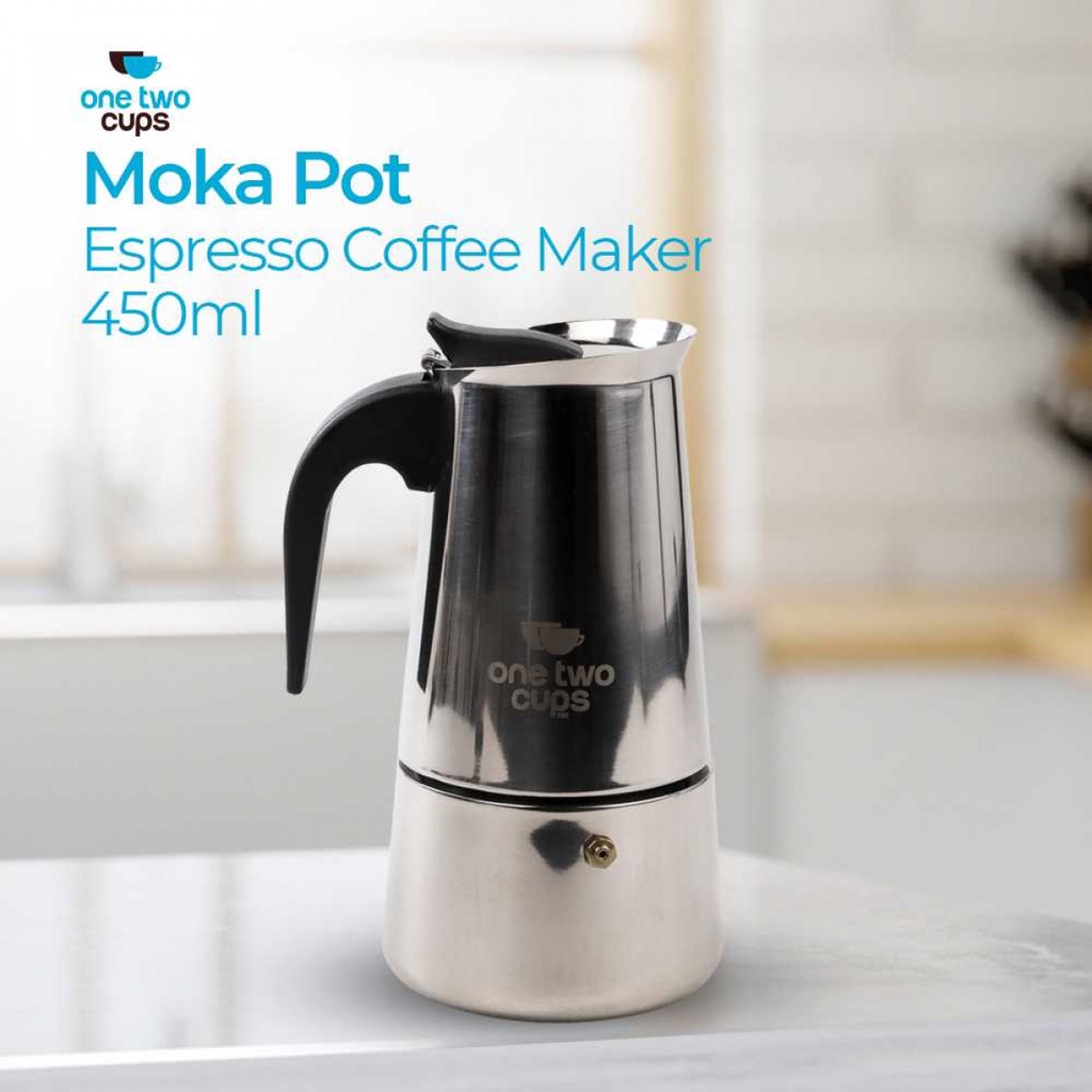 เครื่องชงกาแฟเอสเพรสโซ่ กาน้ําชา Moka Pot 450ml 9 ถ้วย - Z20