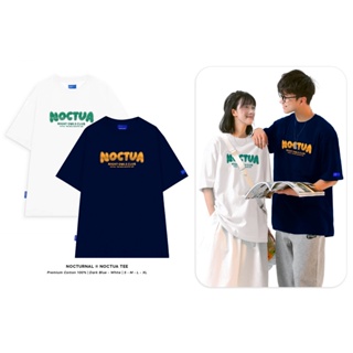 【2023】Nocturnal Noctua Tee Cotton 100% Local Brand Unisex Wide Sleeve T-shirt