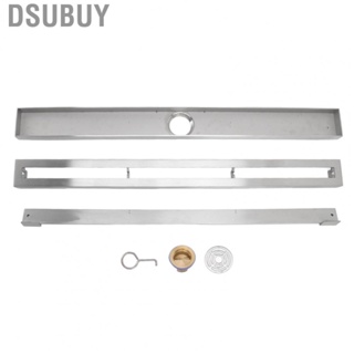 Dsubuy Linear Shower Drain  Large Displacement Copper Grate Thickened for Kitchen